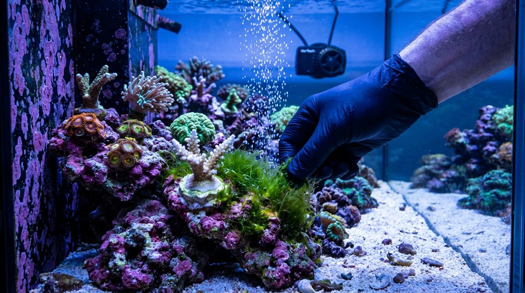 systematic manual algae removal