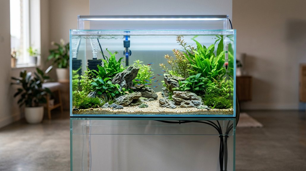 tank filter heater hood