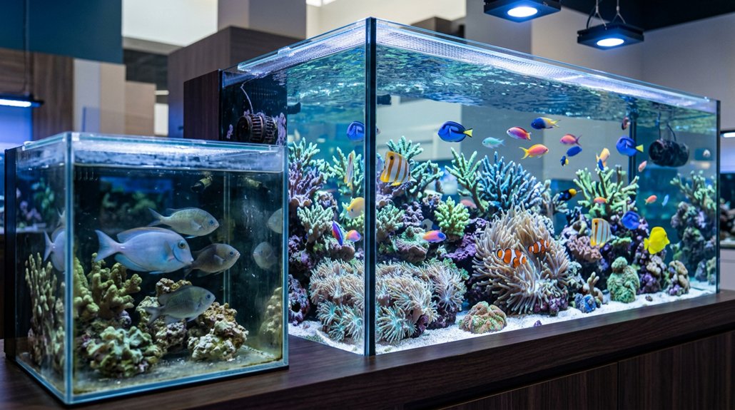 tank size dictates fish compatibility