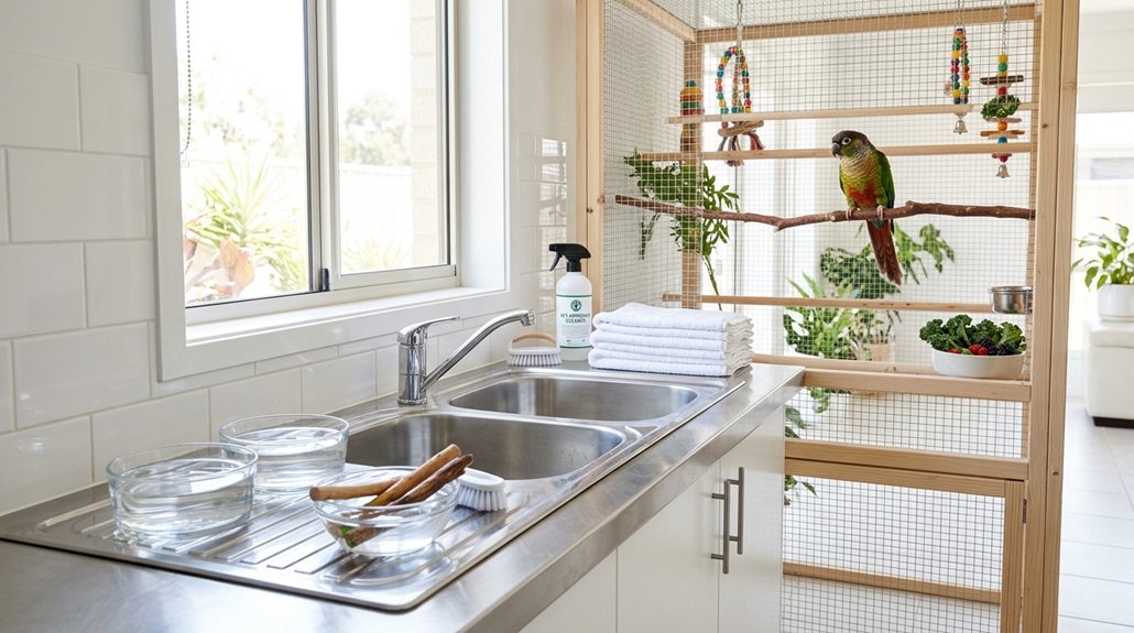 wash rinse scrub dry