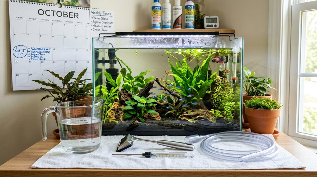weekly 20 30 water change