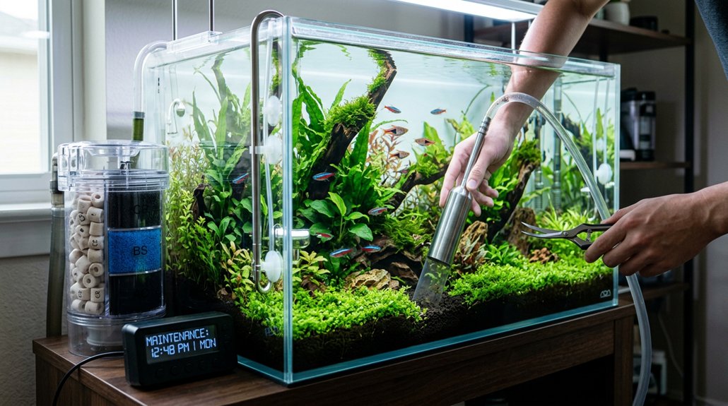 weekly 20 30 water changes