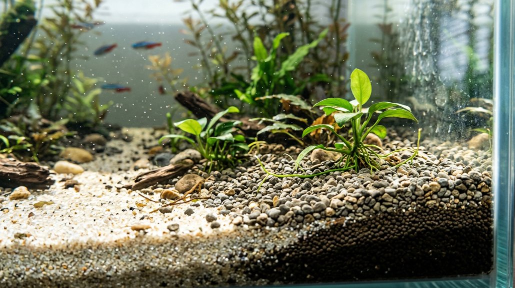 weekly gentle substrate maintenance