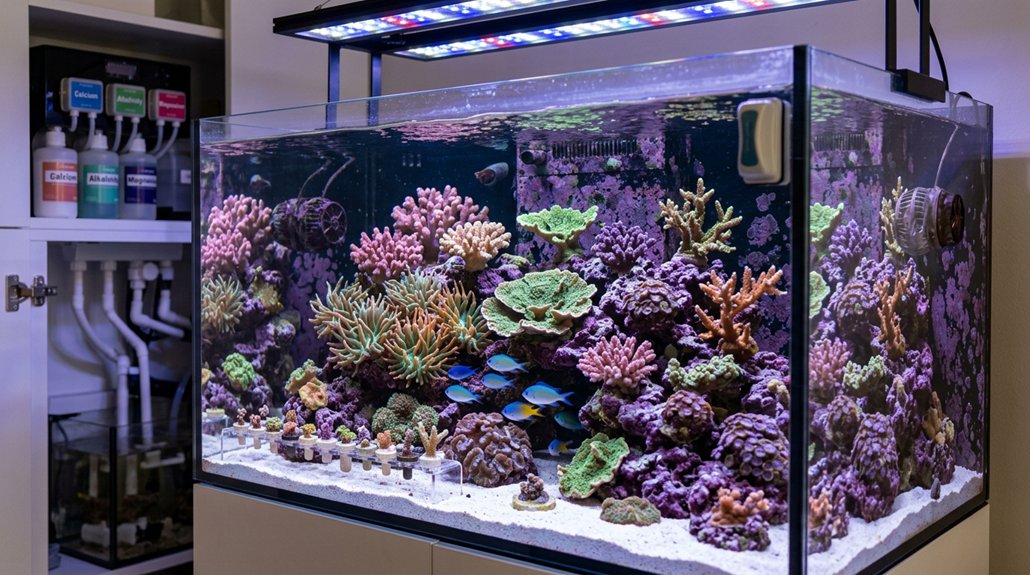 weekly saltwater tank care