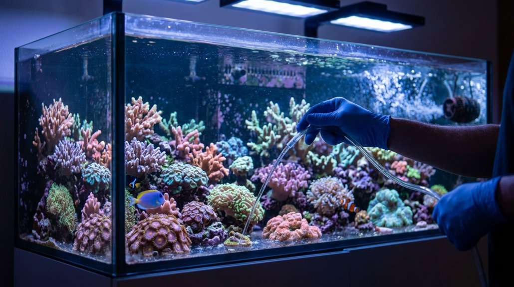 weekly twenty percent saltwater replacement